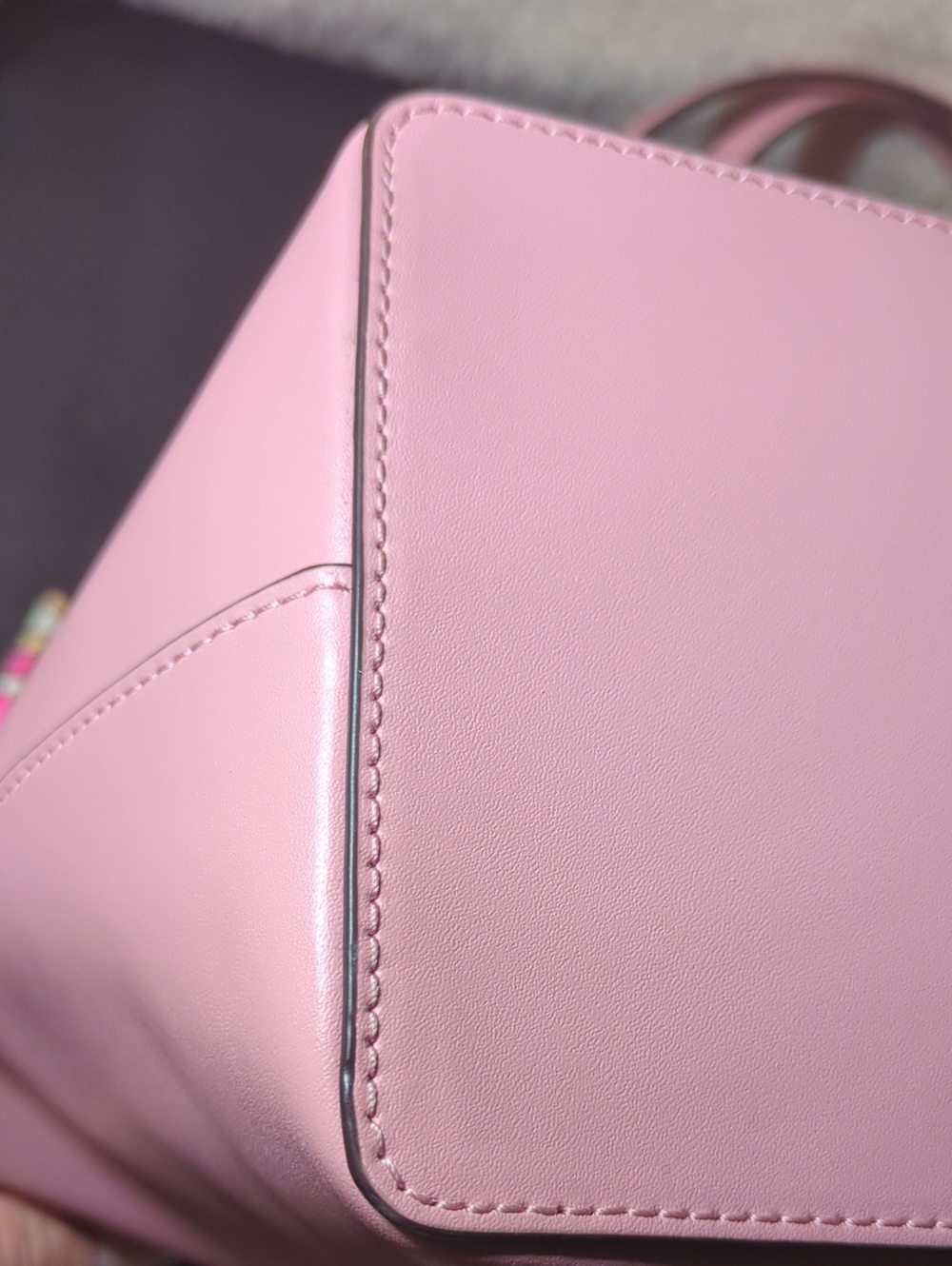 Kate Spade Pink Tote Bag w/ Decorative Scarf NWOT  NOW ONLY $125 - Picture 4 of 9